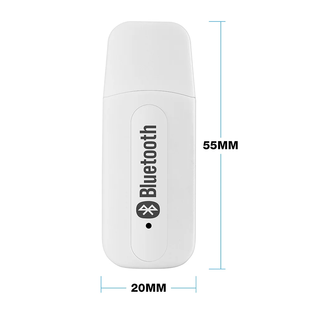 USB Bluetooth AUX Беспроводной автомобильный аудиоприемник A2DP музыке стерео ресивер Адаптер для Android/IOS мобильный телефон 3,5 мм Jack