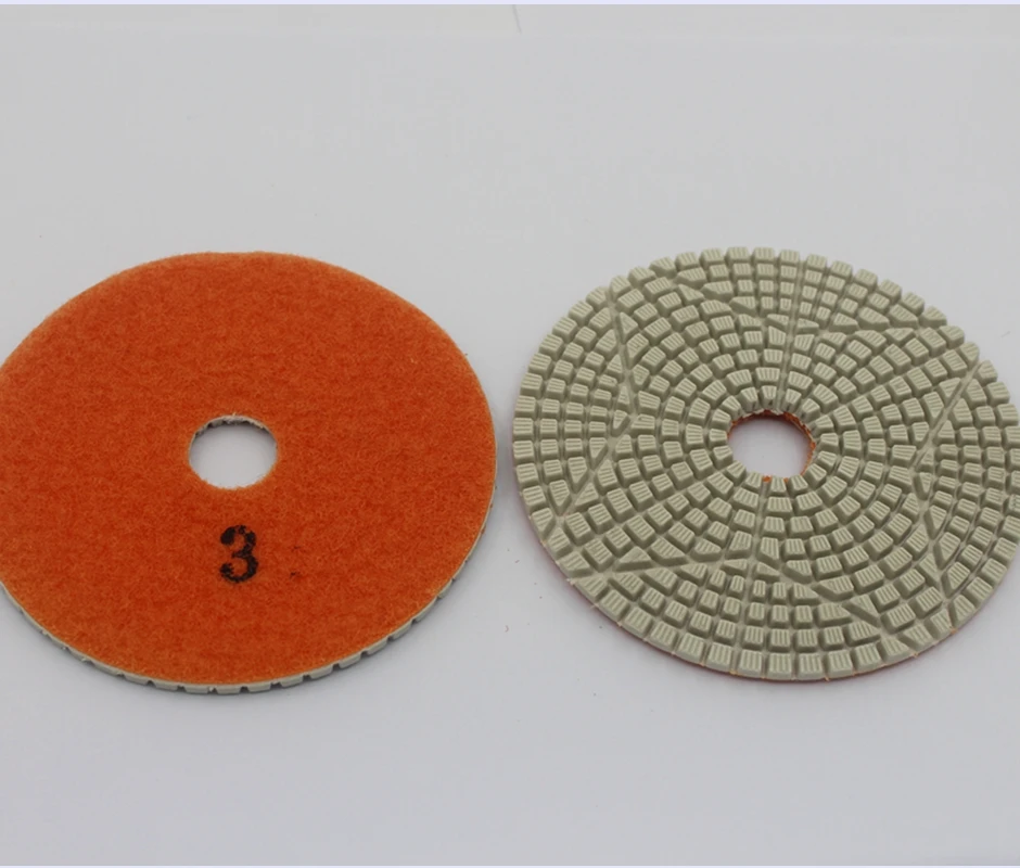 4 Inch 3 Step Dimaond Flex Wet Use Premium Resin Polishing Pads (1)