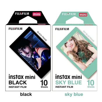 

Fujifilm Instax Mini Film Blue & Black 20 Sheets for Fuji Mini Camera 9 8 7S 25 50s 90 70 Share Smartphone Printer SP-1 SP-2