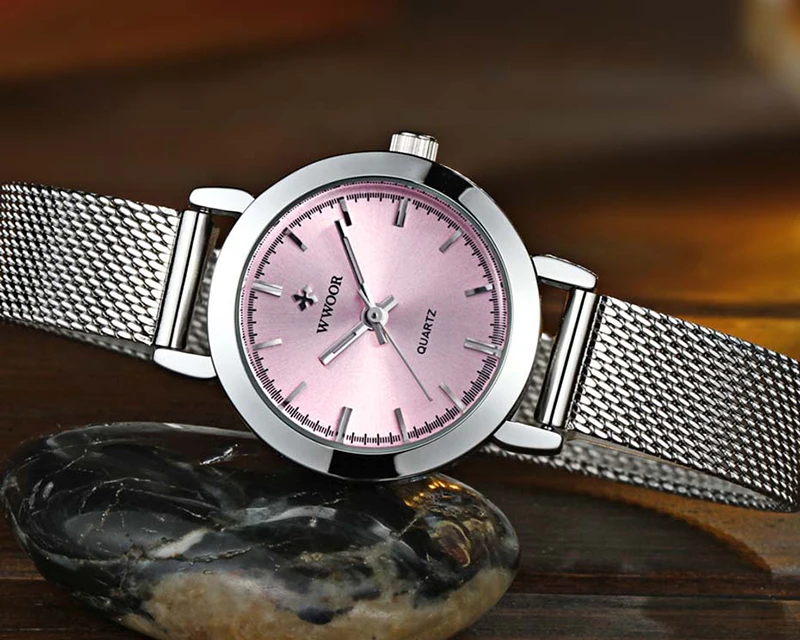 Gold Watch Women 2019 Top Luxury Brand WWOOR Stainless Steel Watches Women Fashion Bracelet Wristwatch Clock Reloj Mujer 2019 (9)