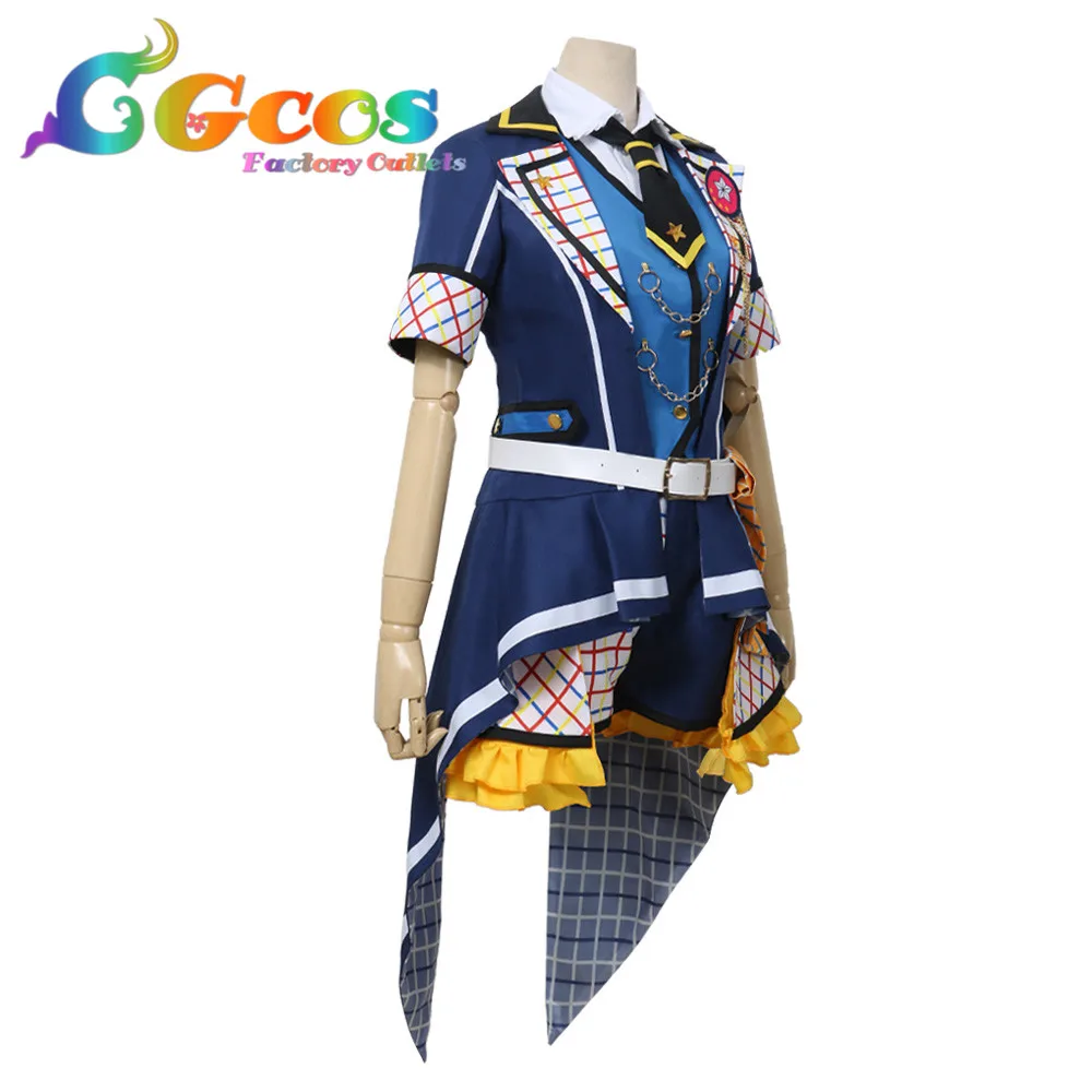 CGCOS Косплей Костюм BanG Dream! 7th☆LIVE Poppin'Party Yamabuki Saya платья одежда Униформа CG482
