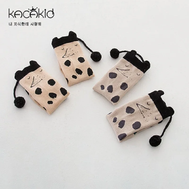 Kacakid/Новые весенне-летние детские коттоновые носки для мальчиков и девочек удобные милые носочки с рисунками для детей Носки для девочек