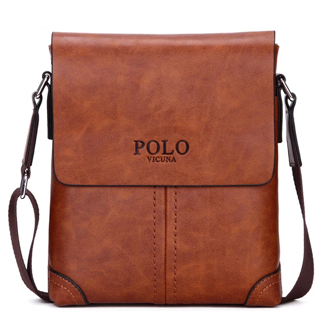 2018 Polo Men Leather Shoulder Bag Gentle Business Handbags 2018 Polo Men Leather Shoulder Bag Gentle Business Handbags Contract Bags Messenger Classical