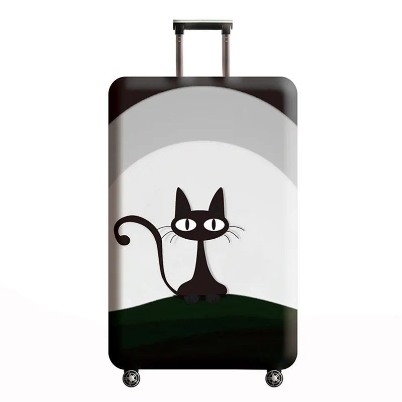 E Luggage Cover LXHYSJ животный узор багажный Чехол Эластичный багажный Защитный чехол подходит для 18-32 дюймов костюм чехол Аксессуары для путешествий - Цвет: E Luggage Cover