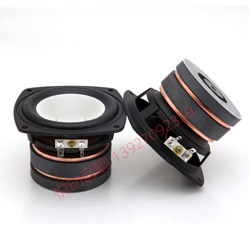 

1PCS Original AKISUI 4inch Full Frequency Speaker Driver Unit Dual Magnets Casting Aluminum Basket White Mixed Cone 4ohm/60W
