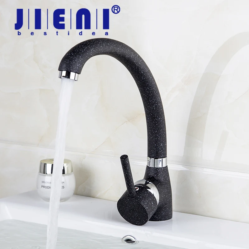 

JIENI 360 Swivel Chrome Finish Bathroom Faucet Water Mixer Tap Kitchen Basin Sink Tap Single Hole Faucets,Mixers & Taps