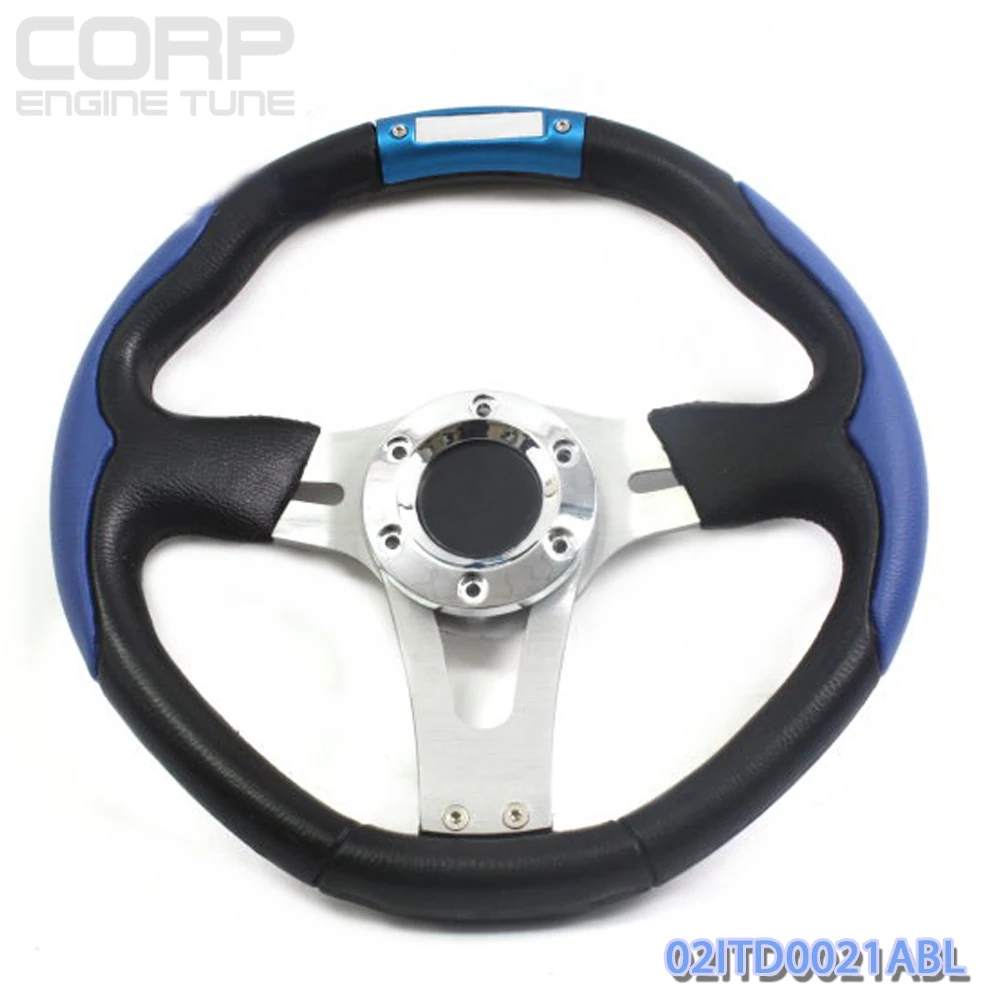 12.5"/320mm Universal Racing Style Alloy Steering Wheel With Horn Button 0021Ain Steering