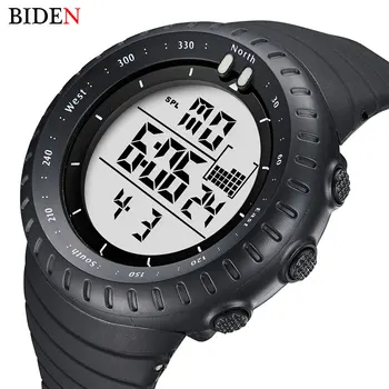 

BIDEN Man LED Bracelet Digital Watch Display Military Waterproof Digital Sports Watch Men Electronic Men's Wristwatch Clock