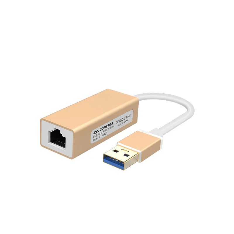 COMFAST gigabit Ethernet USB 3,0 к RJ45 сетевой адаптер 10/100/1000 Мбит/с для рабочего стола/ноутбука/проса коробка поддержка linux windows ios