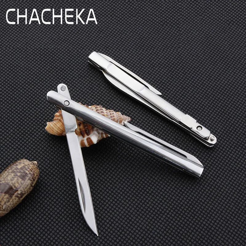 CHACHEKA мини портативный карманный нож из нержавеющей стали, складные ножи, открывалка для письма, охотничьи, походные, тактические, для выживания, EDC инструменты