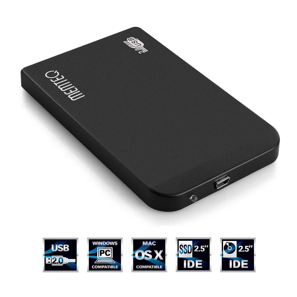 MEMTEQ корпус для жесткого диска Тонкий USB 2 0 5 &quotжесткий диск IDE Корпус коробка