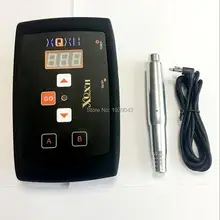 Перманентный макияж машина Татуировка бровей и губ ручка косметический набор швейцарский мотор постоянный макияж татуировки Электропитание