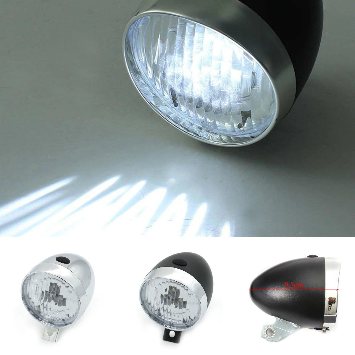 vintage bike headlight