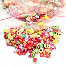 1000pcs Fruit slices Filler For Nails Art Tips Slime Fruit For Kids DIY slime Accessories Supplies Decoration Soft pottery 1000pcs Fruit slices Filler For Nails Art Tips Slime Fruit For Kids DIY slime Accessories Supplies Decoration Soft pottery