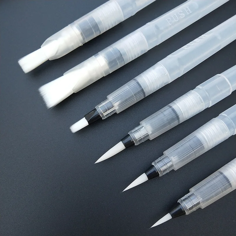 

Refillable Portable Paint Brush Water Color Brush Soft Watercolor Brush Pen for Beginner Painting Drawing Art Supplies