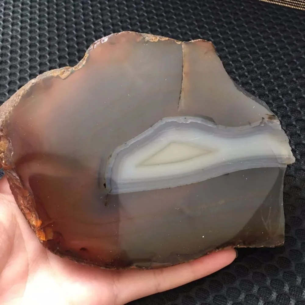 Настольная лампа Geode Druzy Slice 1 шт. натуральный агат из ананаса минерал камень для
