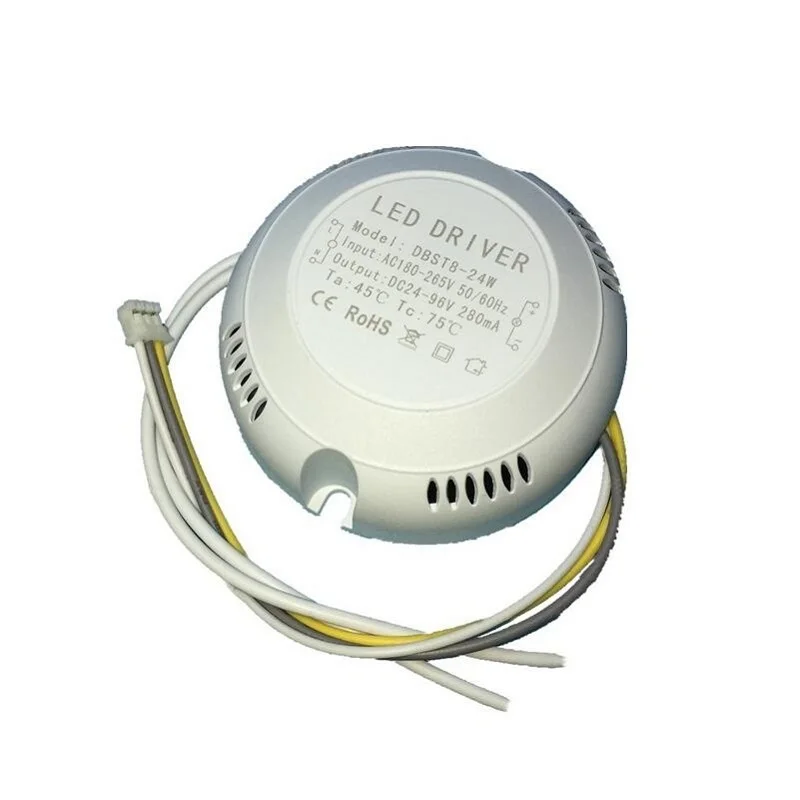 

IN 220V Segmented color temperature LED drive 8W 12W 18W 24W Two Color White Warm white light power ceiling dimming Driver x10