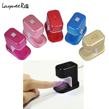 

6W Mini USB LED UV Lamp For Nail Art Curing UV Gel Nail Polish Nail Dryer 60s Timer Setting UV Lamp USB Charg