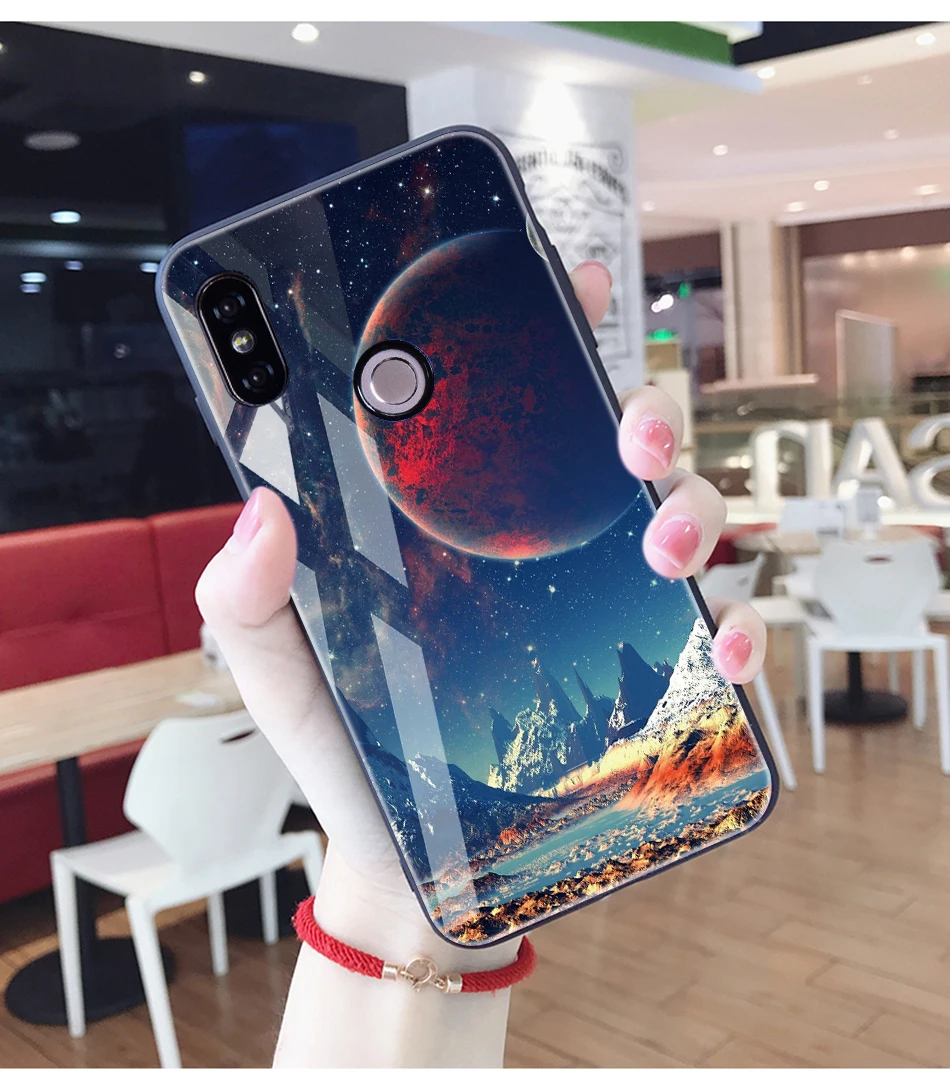  TOMKAS Tempered Glass Silicon Case For Xiaomi Redmi Note 5 Pro 4X Cover Redmi 5 Plus 4X Global Phone Case For Xiaomi Mi A1 Space (21)
