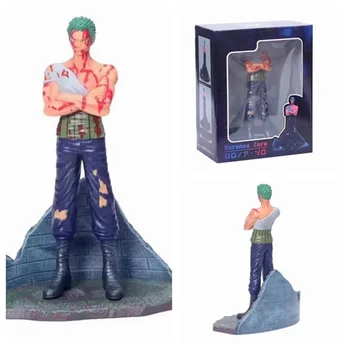 

Anime One Piece Roronoa Zoro with Blood Battle Damage Ver GK PVC Action Figure Statue Collectible Model Toys Doll 23CM