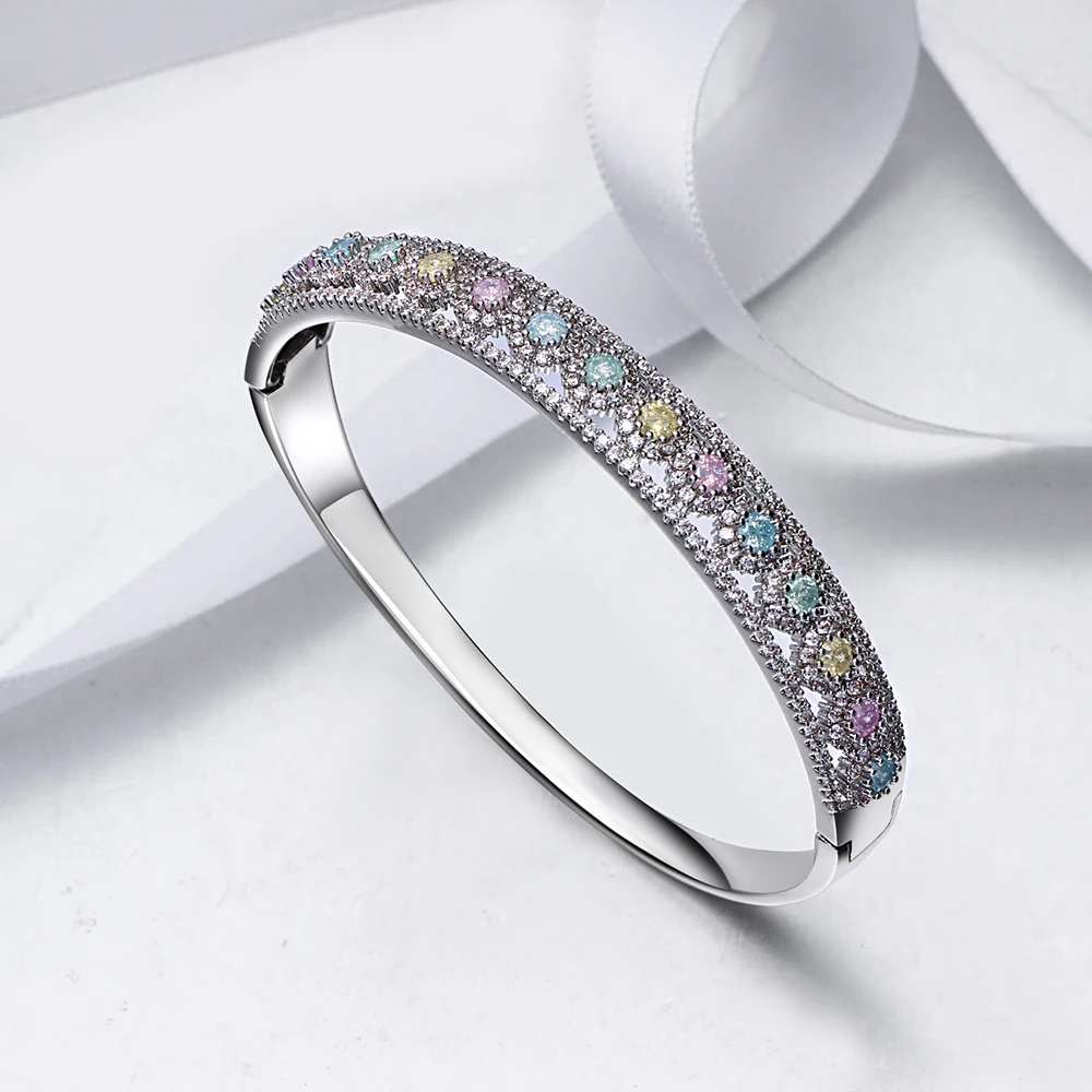 color zircon bangle