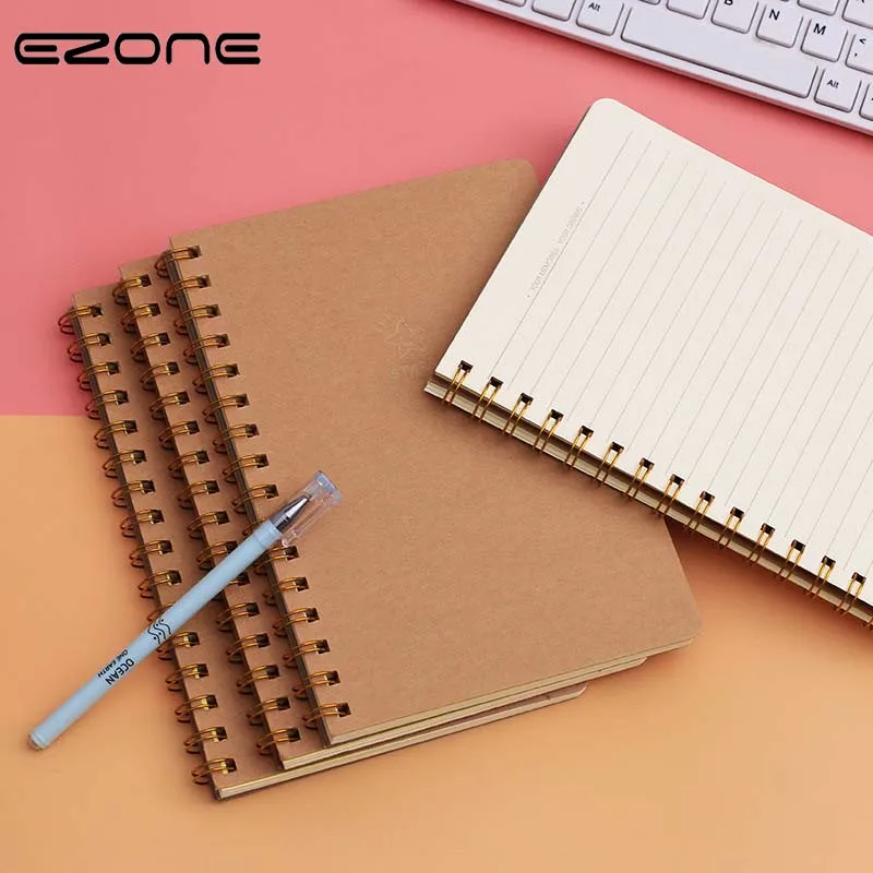 

EZONE Creative Trends Notebook Sample Style Note Book Printed Cute Fish/Crown/Star Notepad Traveler Journey School Office Supply