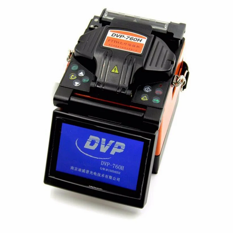 

DVP English menu Fiber Fusion splicing machine DVP-760H Fiber Optic Fusion Splicer DVP760H 760 FTTH Optical fiber fusion welding