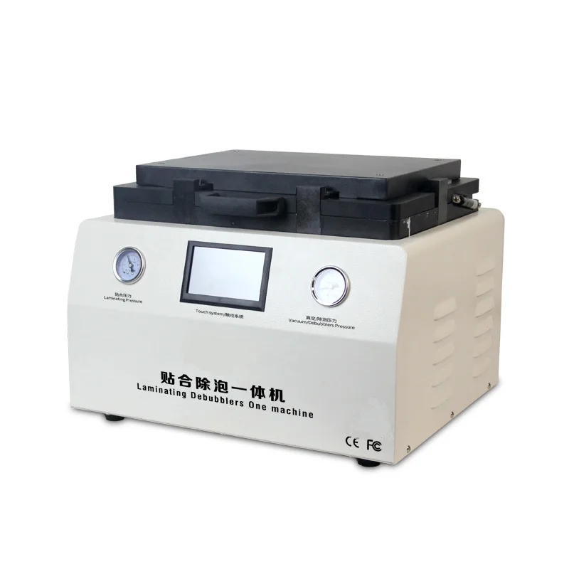  LY 858 15 inch all in one Soft to Hard airbag type Remove Bubble OCA laminator machine with S6 S6+ 