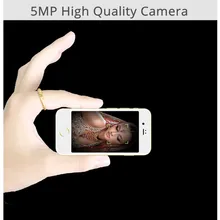 Anica I8 MTK6580M Smartphone Quad Core 2 gb RAM gb ROM 3 16g GPS WIF Android 6.0 Super Mini ultrafinos Cartão de Celular de Luxo