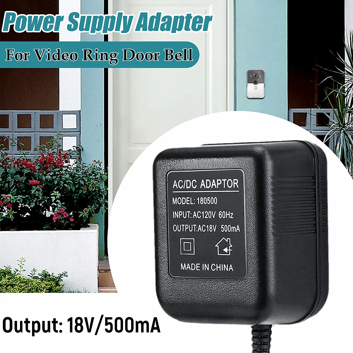 

Battery Charger Easy Installation Power Supply Adapter Transformer For Ring Video Doorbell