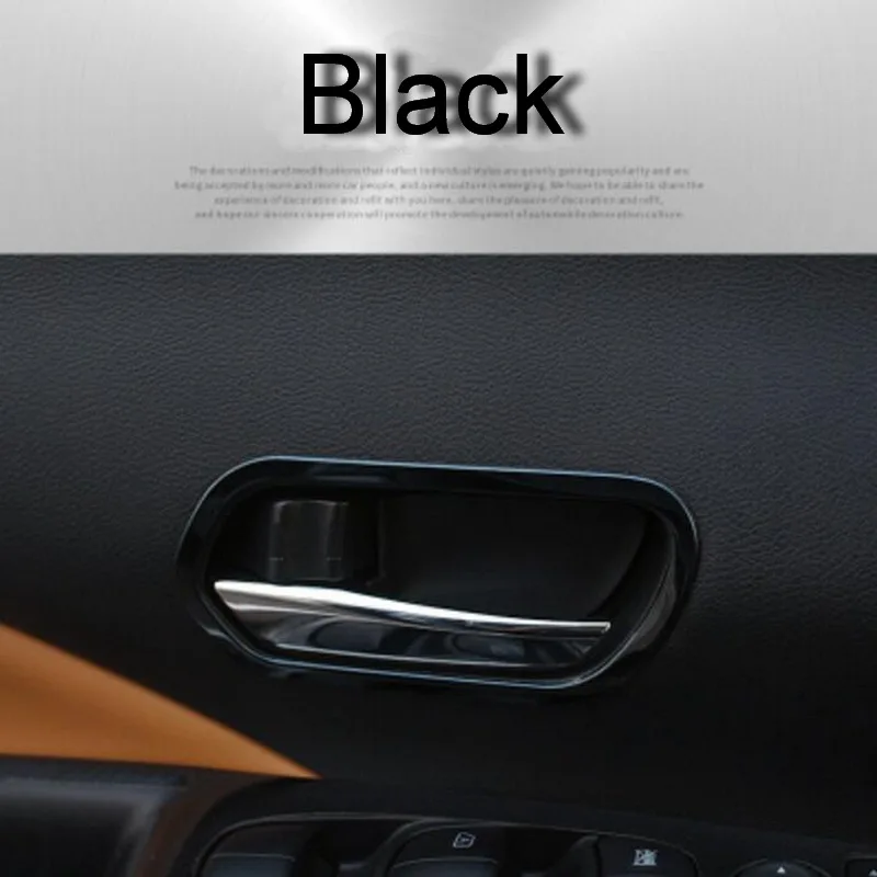 Tonlinker чехол наклейка s для Nissan KICKS-17 автомобильный Стайлинг 4 шт. ABS/carbon fiber дверь внутренняя ручка наклейка для интерьера