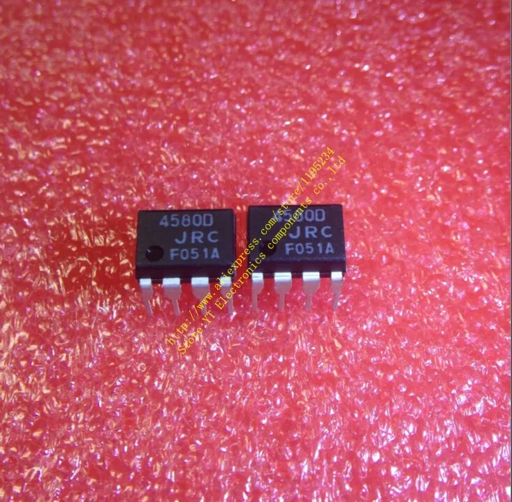 Image Free shipping 100pcs lot NJM4580D NJM4580 DUAL OPERATIONAL AMPLIFIER DIP 8 IC Best quality