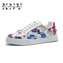 XIUNINGYAN/фирменный дизайн; женская повседневная обувь из натуральной кожи; женская обувь на плоской подошве; женские спортивные дышащие кроссовки; водонепроницаемая обувь на платформе