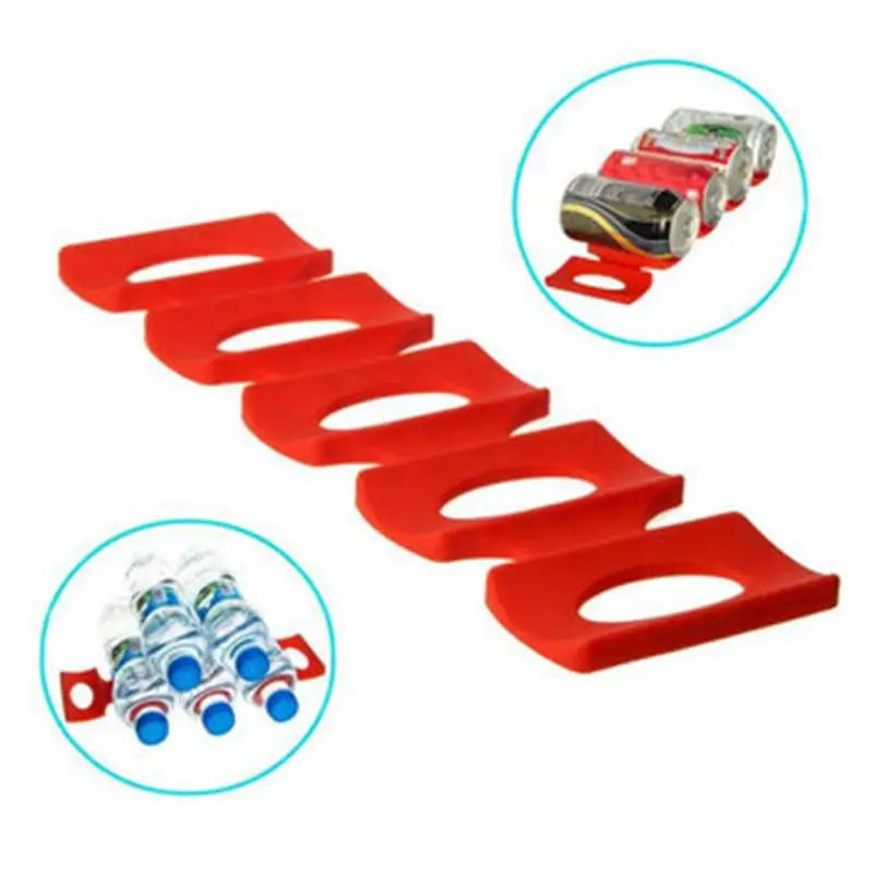 

Silicone Can Storage Holder Mat Refrigerator Fridge Beer Rack Organizer