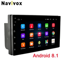 Navivox 7 »2 Din плеер автомобиля Радио Android 8.1 Go Универсальный радио gps аудио плеер для nissan навигации