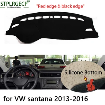 

Top Quality Double layer Dash Mat Dashmat Dashboard Cover Sun Shade Dash Board Cover Carpet for VW Volkswagen santana