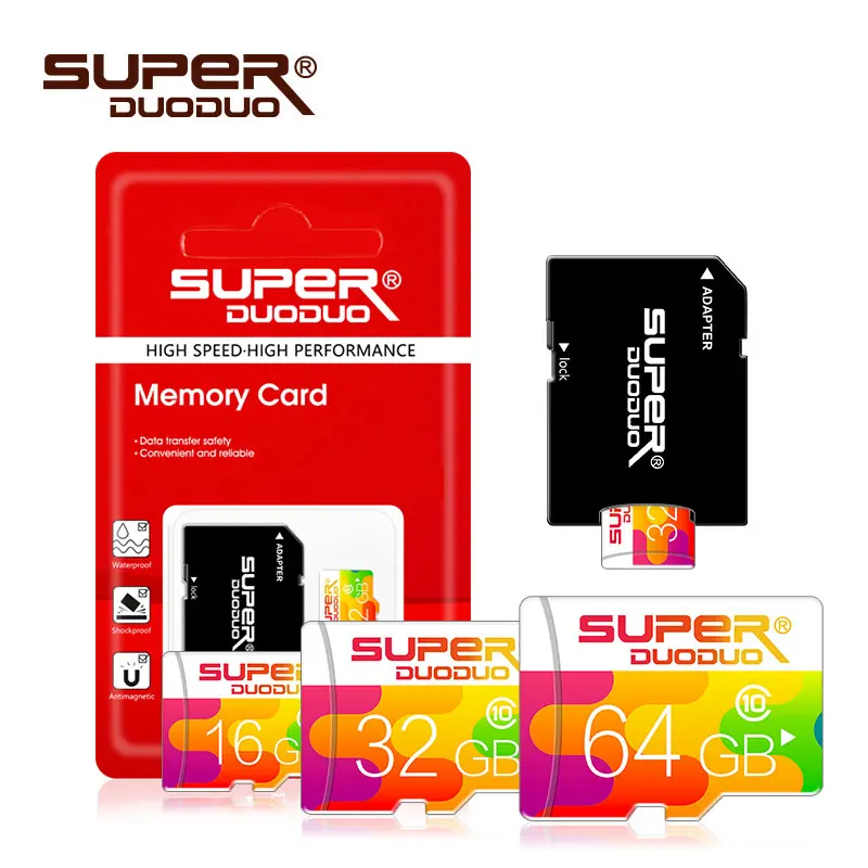 

100% Real micro sd Memory Card 8GB 16GB Micro sd card 32GB 64GB 128GB Class 10 mini tf sd card cartao de memoria free shipping