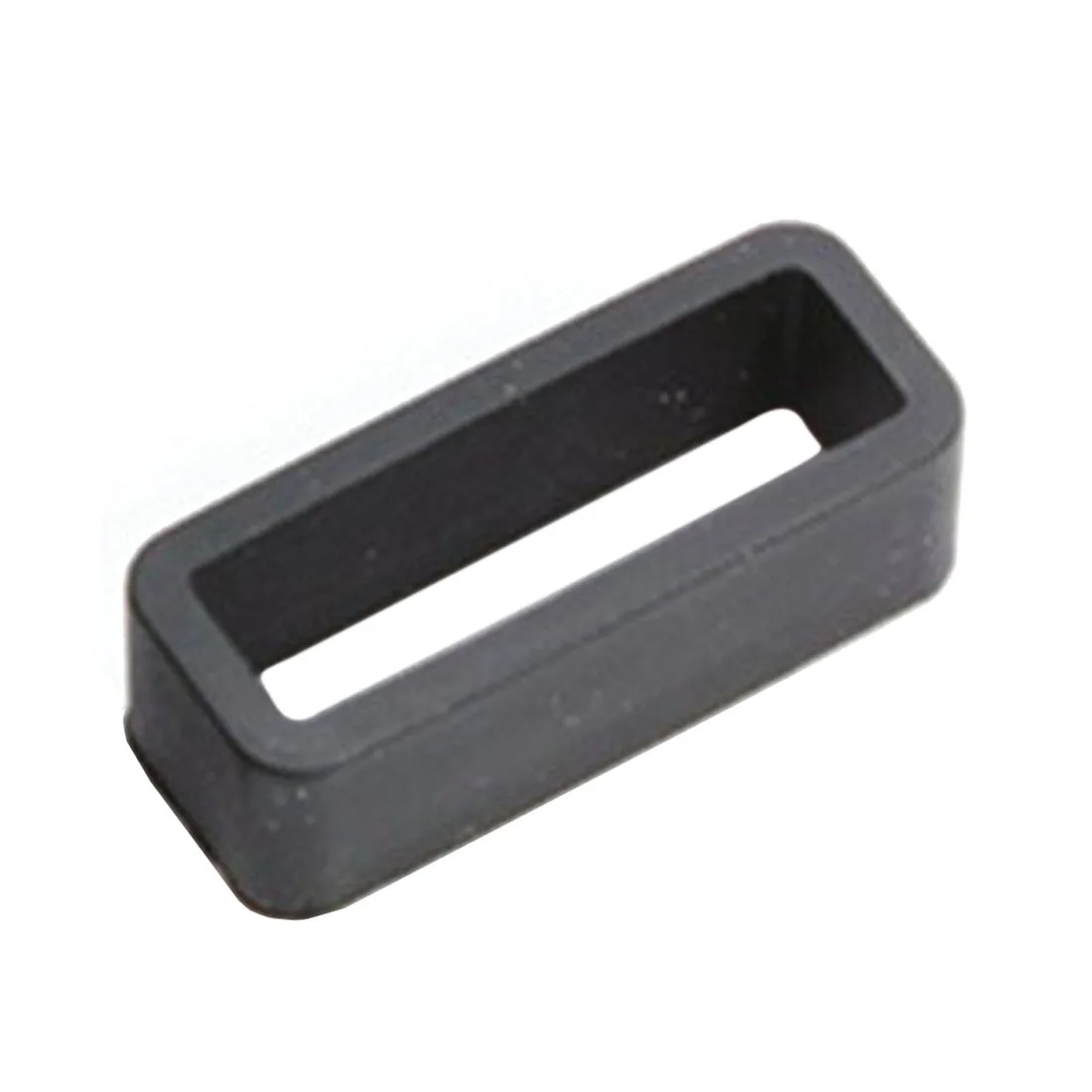 Practical White Watch Strap Replacement Retaining Hoop Loop Rubber Retainer Clasp Buckle Holder 22mm