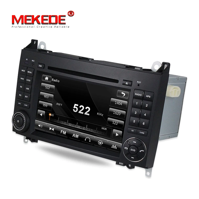 MEKEDE 2din Авто Радио DVD мультимедиа для Mercedes Benz B200 A B класс W169 W245 Viano Vito W639 Sprinter W906 wifi gps