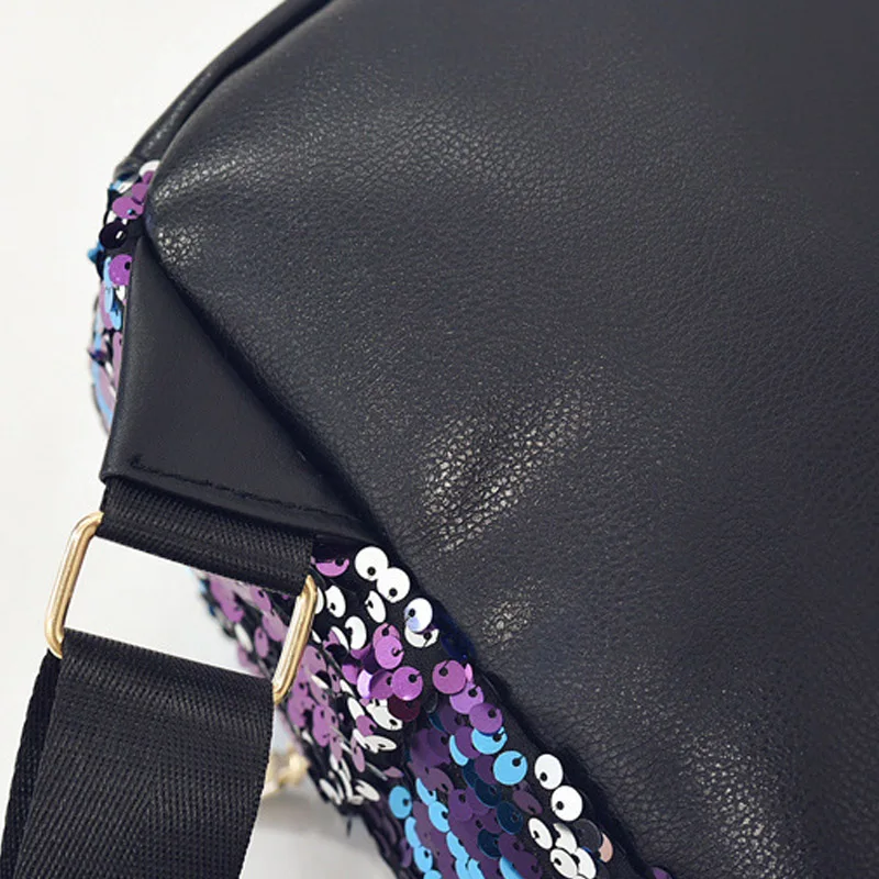 Women Sequined Backpack PU Leather Small Sequins Female Backpacks New Arrival Bling Designer Travel Girl Rucksack Mochila BP0198 (14)