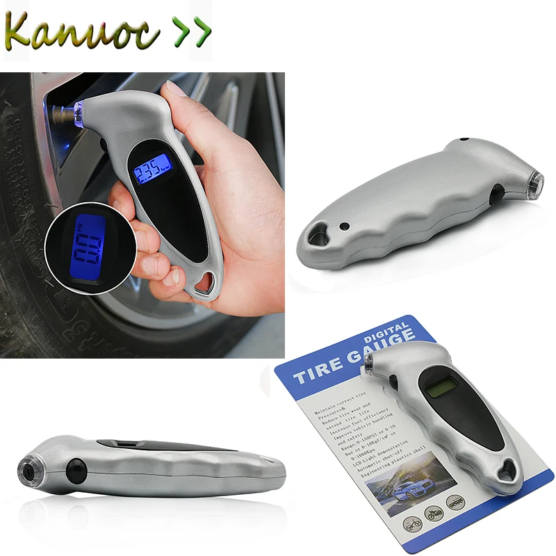 Digital LCD Tyre Air Gauge Diagnostic Tools Tire pressure gauge Meter
