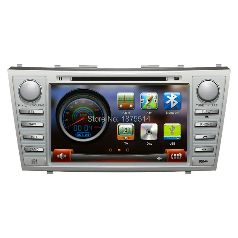 Для TOYOTA Camry 2007 - 2011 Indash 8 дюймов GPS навигации dvd-плеер радио стерео мультимедийная