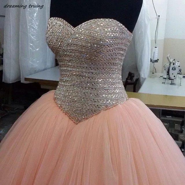Light Pink Sweet 16 Dresses