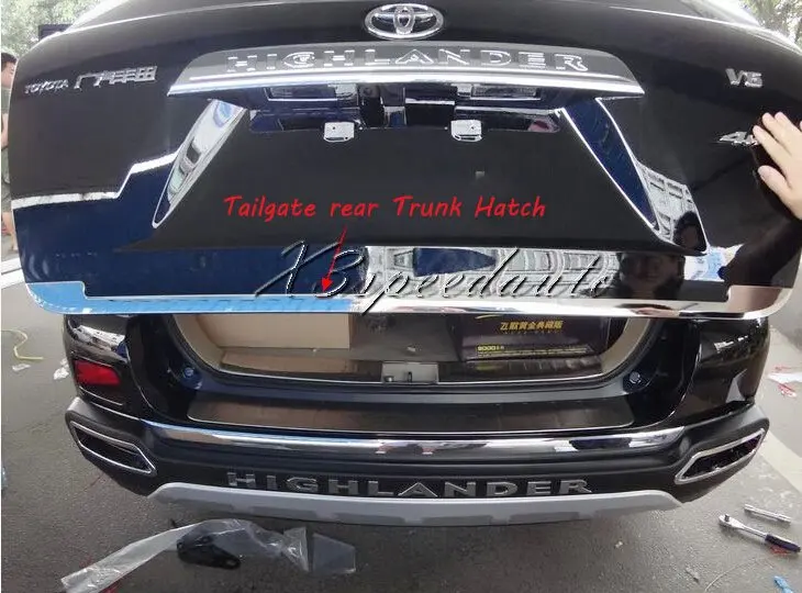 

Tailgate rear Trunk Hatch Lower Lid Trim For Toyota Highlander 2011 2012 2013