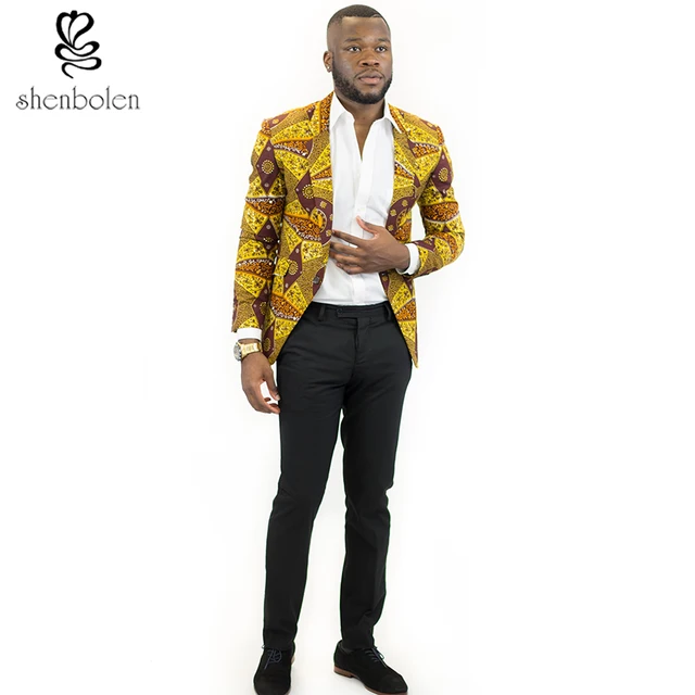 Printemps automne d\u0027été 2018 mode hommes loisirs costume homme Africain vêtements dashiki batik cire