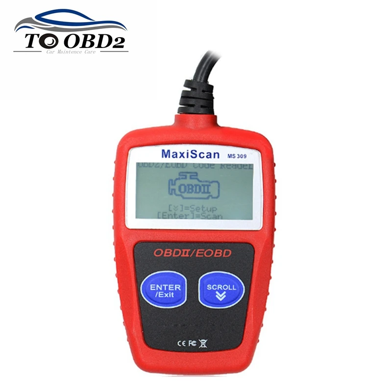 

Fast Shipping Maxiscan MS309 OBDII Code Reader MS 309 with Autel ms 309 Diagnostic-Tool Code Reader Scanner Good Quality