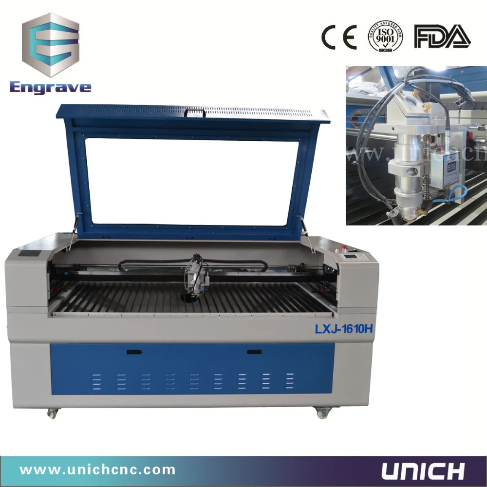 Hybrid Function metal and non metal co2 laser cutting machine/small