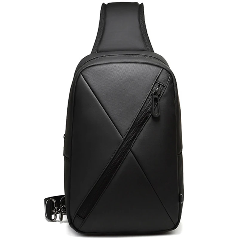 

Simple Travel Messenger Bag Men'S Casual Chest Bag Waterproof Messenger Bag Teen Shoulder Bag