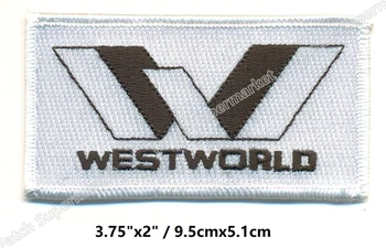 

3.75" Westworld Park Technician Patch Badge CREST FULL Embroidered TV MOVIE Series Costume Emblem applique Halloween cosplay