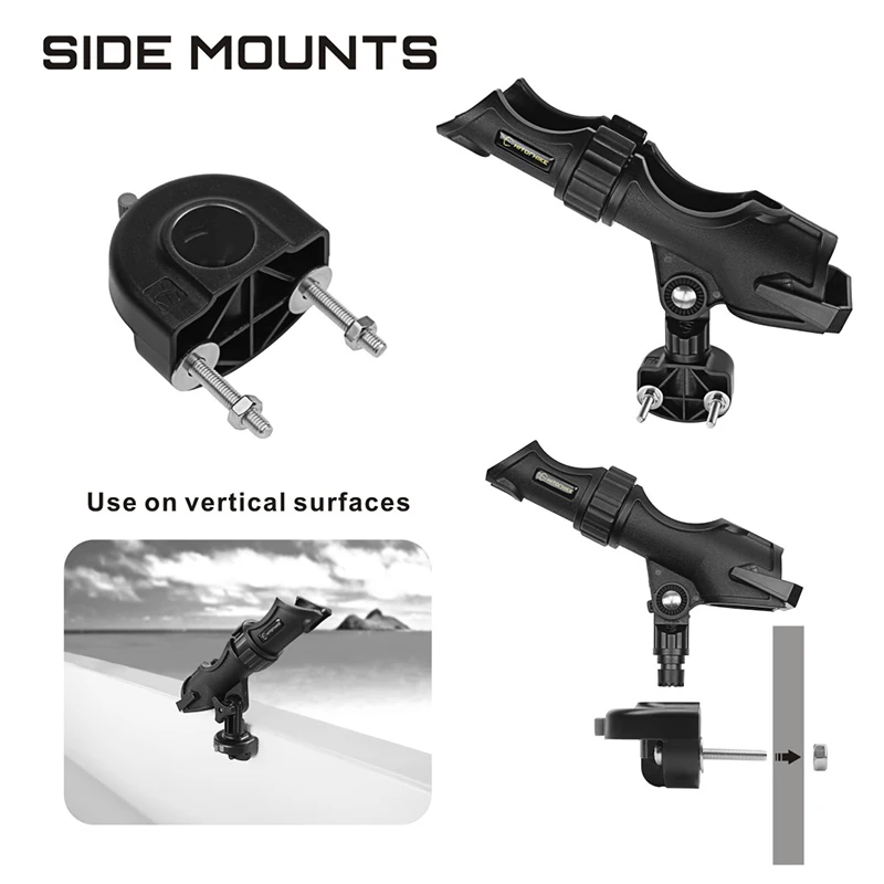 mounted on the side of the hull or wall 5